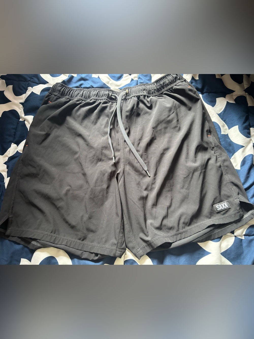 SAXX Oh Buoy 2N1 Volley Swim Shorts in black